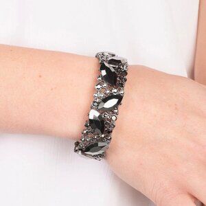 Paparazzi Jewelry Accessories - Full Body Chills - Black Bracelet - Vintage